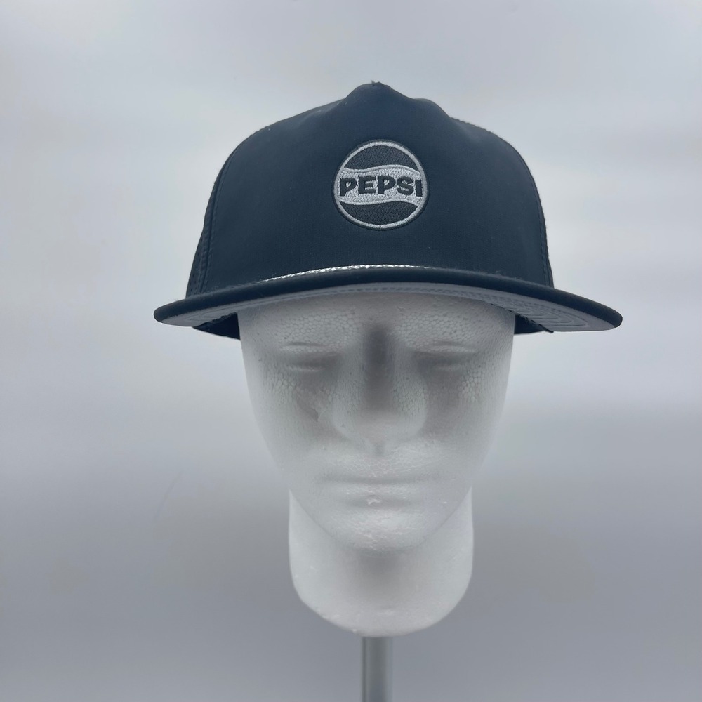 OGIO OG607 Black Pepsi Brand Performance Rope Hat Perforated Medium Snapback Cap
